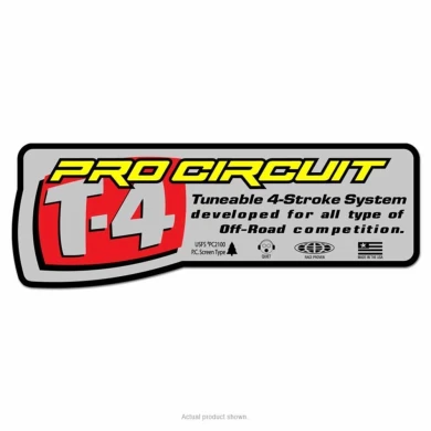 Pro Circuit Auspuffsticker T-4 Sticker ZAP-Technix-Shop